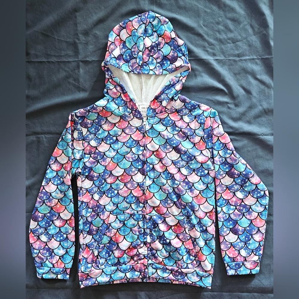 Colorful Mermaid Scale Hoodie